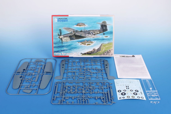 Special Hobby 1/72 Scale WW2 RAF Fairey Barracuda Mk.II 'Pacific Fleet' 1/72