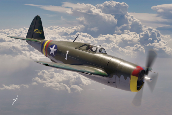 Dora Wings 1/48 Scale DORDW48051 Republic P-47B Thunderbolt, 1/48