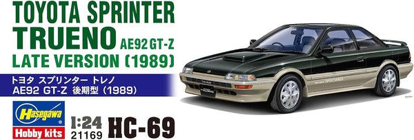 Hasegawa 1/24 1989 Toyota Sprinter Trueno AE92 GT-Z Kit