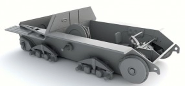 Thunder Model 1/35 WW2 German Bergepanzer Hetzer Early