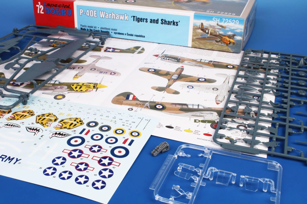 Special Hobby 1/72 Scale P-40E Warhawk ‘Tigers and Sharks’ 1/72