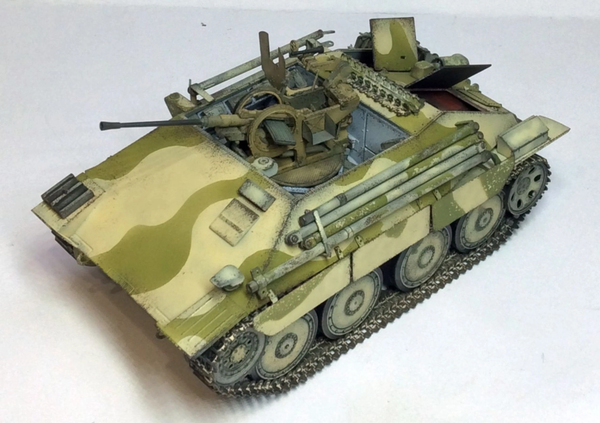 Thunder Model 1/35 WW2 German Bergepanzer Hetzer with 2cm Flak Early