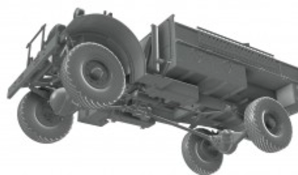 Thunder Model 1/35 WW2 LRDG CMP F30 Truck with Ordnance 37mm MKI Bofors Gun