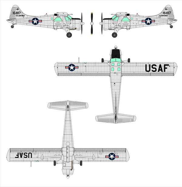 Dora Wings 1/48 Scale DORDW48059 L-20A/U-6A Beaver