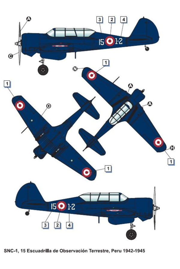 Dora Wings 1/48 Scale DORDW48041 Curtiss-Wright SNC-1 Falcon II, 1/48