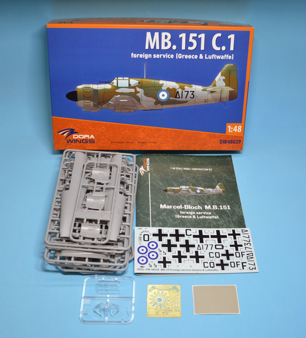 Dora Wings 1/48 Scale DORDW48039 MB.151 C.1 (foreign service), 1/48