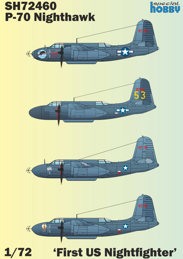 Special Hobby 1/72 Scale WW2 USAAF P70 Nighthawk ‘First US Night Fighter’ 1/72