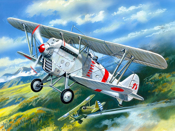 ICM 1/72 WW2 Ki-10-II, Japan Army Biplane Fighter