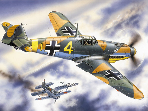 ICM 1/48 scale WW2 Messerschmitt Bf 109F-4, WWII German Fighter