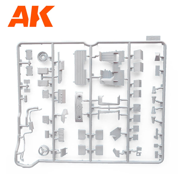 AK Interactive 1/35 scale MODEL KIT UNIMOG 404 S Middle East