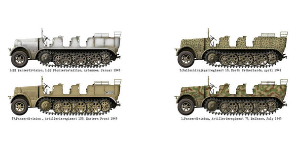 Das Werk 1/35 WW2 German Sd.Kfz.7 - mtl. Zgkrwg. 8t w/Crew