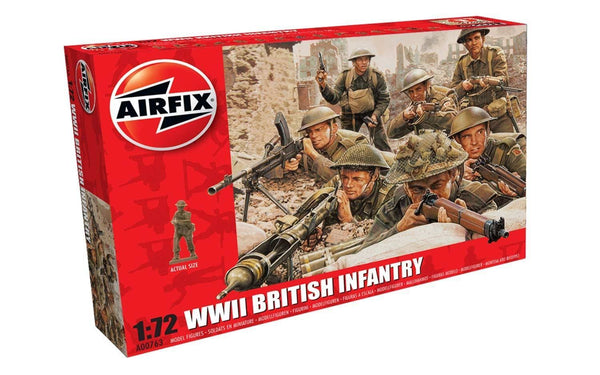 Airfix 1/72 Scale WWII British Infantry N. Europe1:72