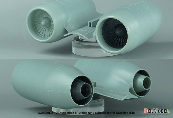 DEF Models 1/48 A-10 Thunderbolt II Turbine fan / exhaust set - (for Academy 1/48) Jan.2023