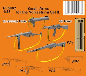 CMK/Czech Master Kits 1/35 WW2 German Small Arms for the Volkssturm Set #2