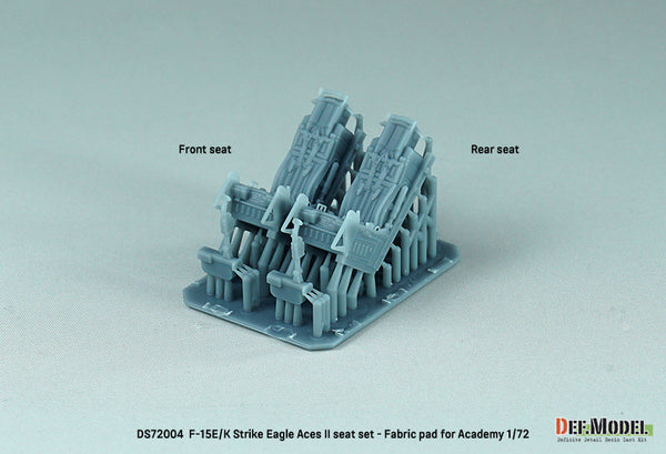 DEF Models 1/72 F-15E/K Strike Eagle Aces II seat set- Fabric pad(for Academy 1/72)