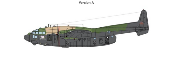 Italeri 1/72 scale C-119K STINGER Bombers and reconnaissance aircraft model kit
