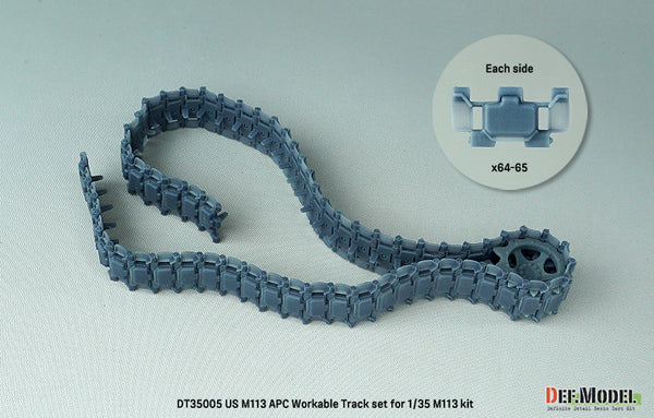 DEF Models 1/35 US M113 APC Workable Track set (for 1/35 M113 kit)