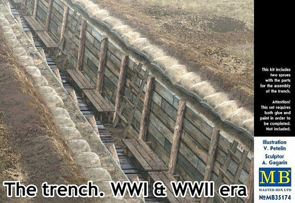 Masterbox 1/35 scale The Trench WWI & WWII era