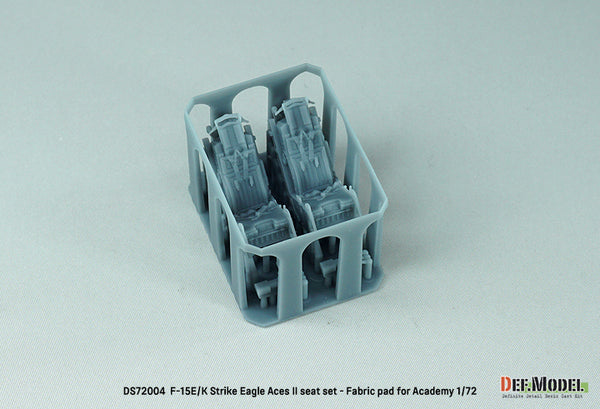 DEF Models 1/72 F-15E/K Strike Eagle Aces II seat set- Fabric pad(for Academy 1/72)