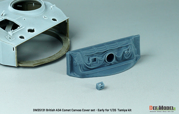 DEF Models 1/35 British A34 Comet Mantlet Canvas cover set- Early type