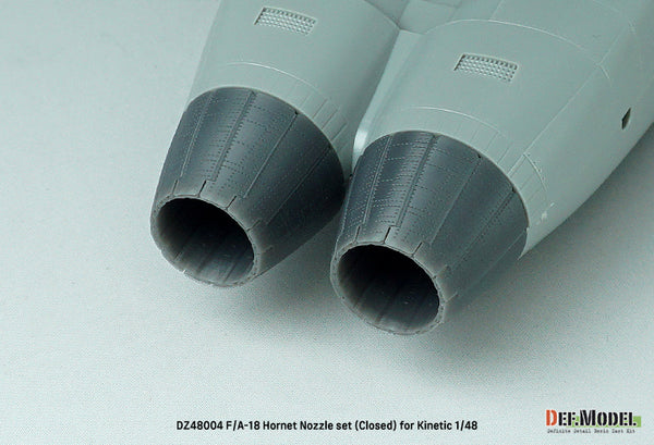 DEF Models 1/48 F/A-18A Hornet Nozzle set - Closed (for Kinetic 1/48)