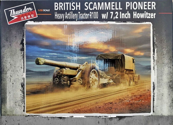 Thunder models 1/35 Scammell Pioneer R100 Artillery Tractor with 7.2 inch Howitzer