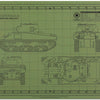 Tankraft  Sherman Pro Modeller Mat 18 x 24 inch