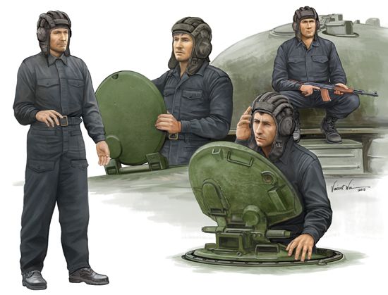 Trumpeter 1/35 Modern Soviet Tank Crew