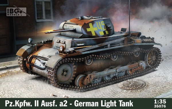IBG Models 1/35 WW2 German Pz.Kpfw. II Ausf. A2 tank model kit