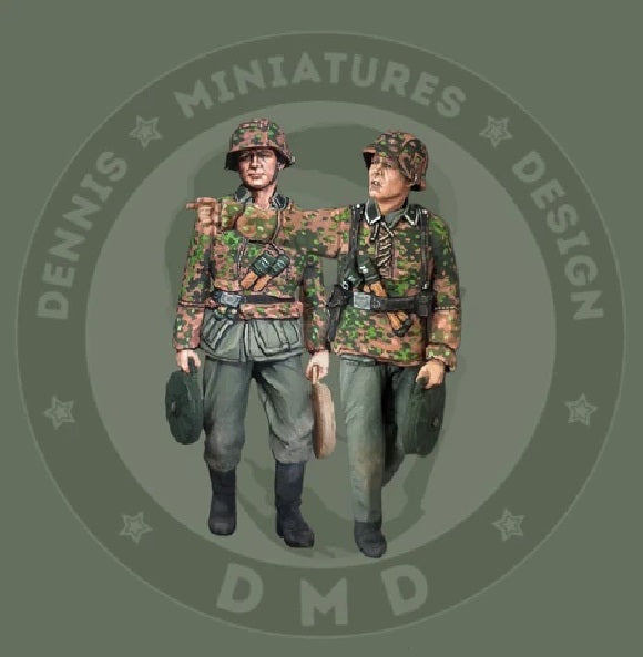 DMD 1/35 scale WW2 German WSS Mine carrier 2 Figure set