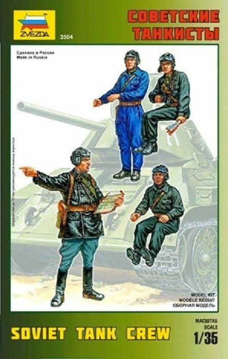 Zvezda 1/35 scale Soviet Tank Crew