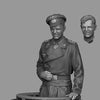 1/35 Scale resin model kit WW2 StuG commander