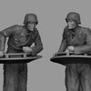 1/35 Scale resin model kit WW2 Voran! StuG commander in action
