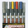 Gundam Markers - Basic 6 Colour Set