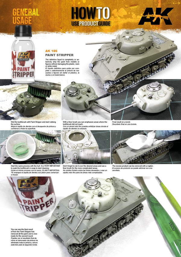 AK Interactive 250ml Paint Stripper (for Model Related Paints)