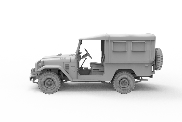 AK Interactive 1/35 scale MODEL KIT FJ43 SUV WITH SOFT TOP IDF & LAF