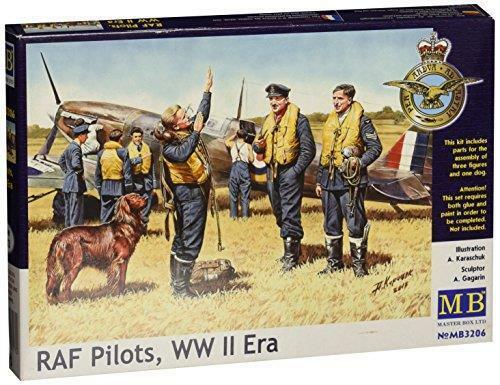 Masterbox 1:32 RAF Pilots, WW II Era