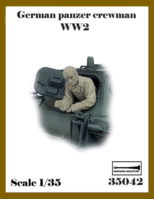 ARDENNES MINIATURE 1/35 WW2 German panzer crewman WW2 #1
