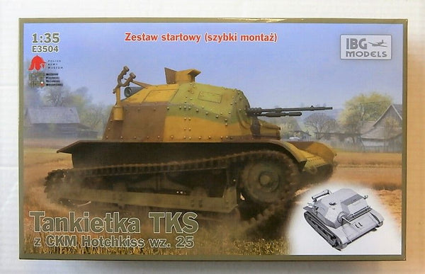 IBG 1/35 TKS Polish Tankette with machine gun (includes quick build tracks)