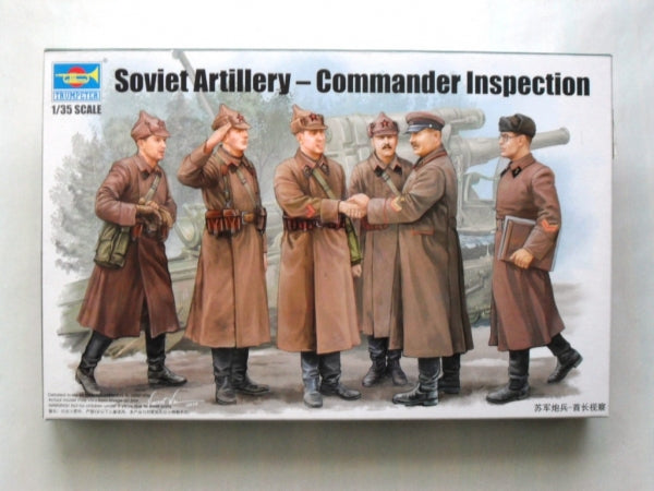 Trumpeter 1/35 WW2 Soviet Artillery 'The Commander Inspections' 6 figure set