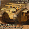 1/72 Scale model kit MK Male British Tank, Special Modification for the Gaza Strip