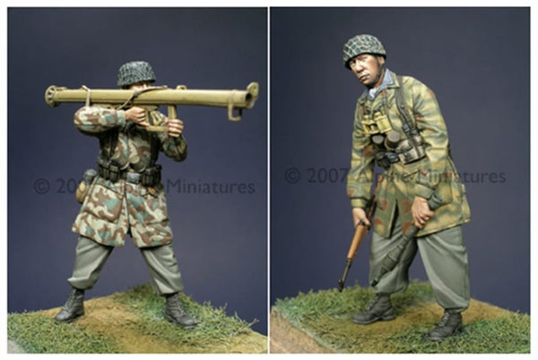 Alpine 1/35 scale resin figure German Para Anti-Tank Team (2 figs)