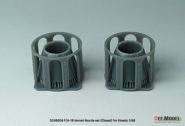 DEF Models 1/48 F/A-18A Hornet Nozzle set - Closed (for Kinetic 1/48)