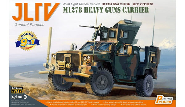 Sabre 35A12-P - 1:35 JLTV M1278 Heavy Guns Carrier Premium Edition