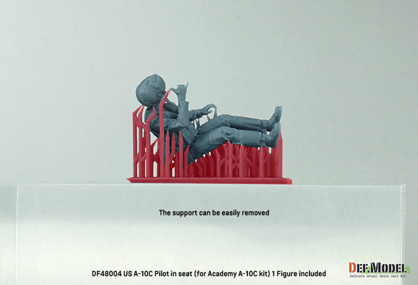 DEF Models 1/48 US A-10C Pilot in seat (for Academy A-10C kit)(3d Printed kit)