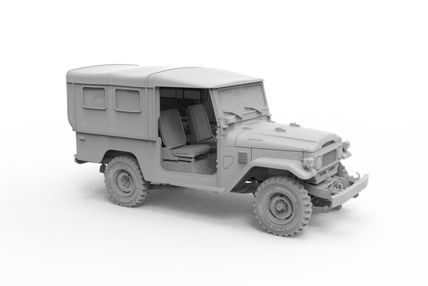 AK Interactive 1/35 scale MODEL KIT FJ43 SUV WITH SOFT TOP IDF & LAF