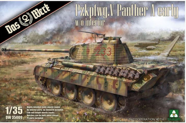 Das Werks 1/35 WW2 German PzKpfw.V Panther A Early tank