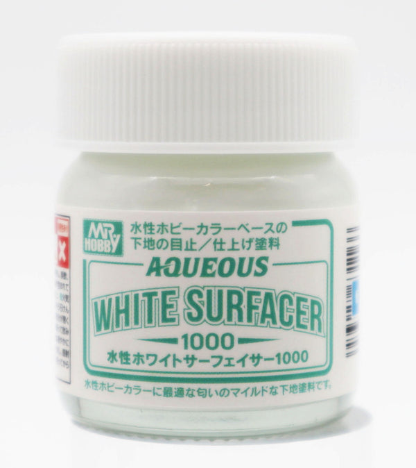 Mr Aqueous Surfacer 1000 White (40ml) Mr Hobby