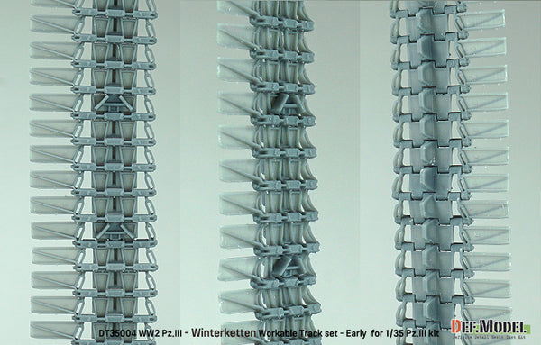 DEF Models 1/35 WW2 Pz.III/IV 40cm Workable Track set - Winterketten (for 1/35 Pz.III kit)