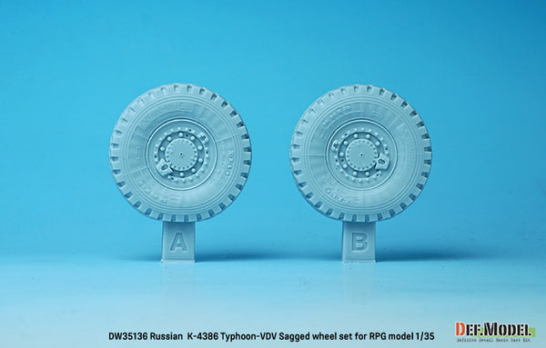 DEF Models Russian K-4286 Typhoon-VDV Sagged wheel set (for RPG model 1/35)